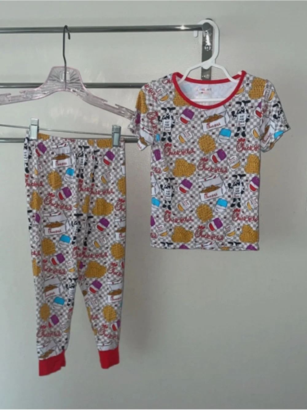 Chick filet bamboo pj set
